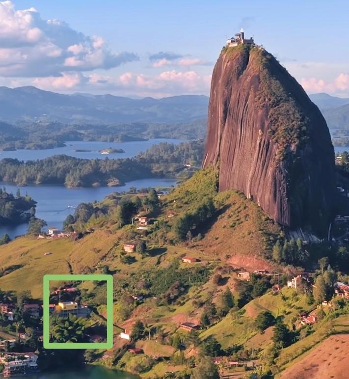 Descanso Bajo La Piedra Del Penol Guatapé Buitenkant foto